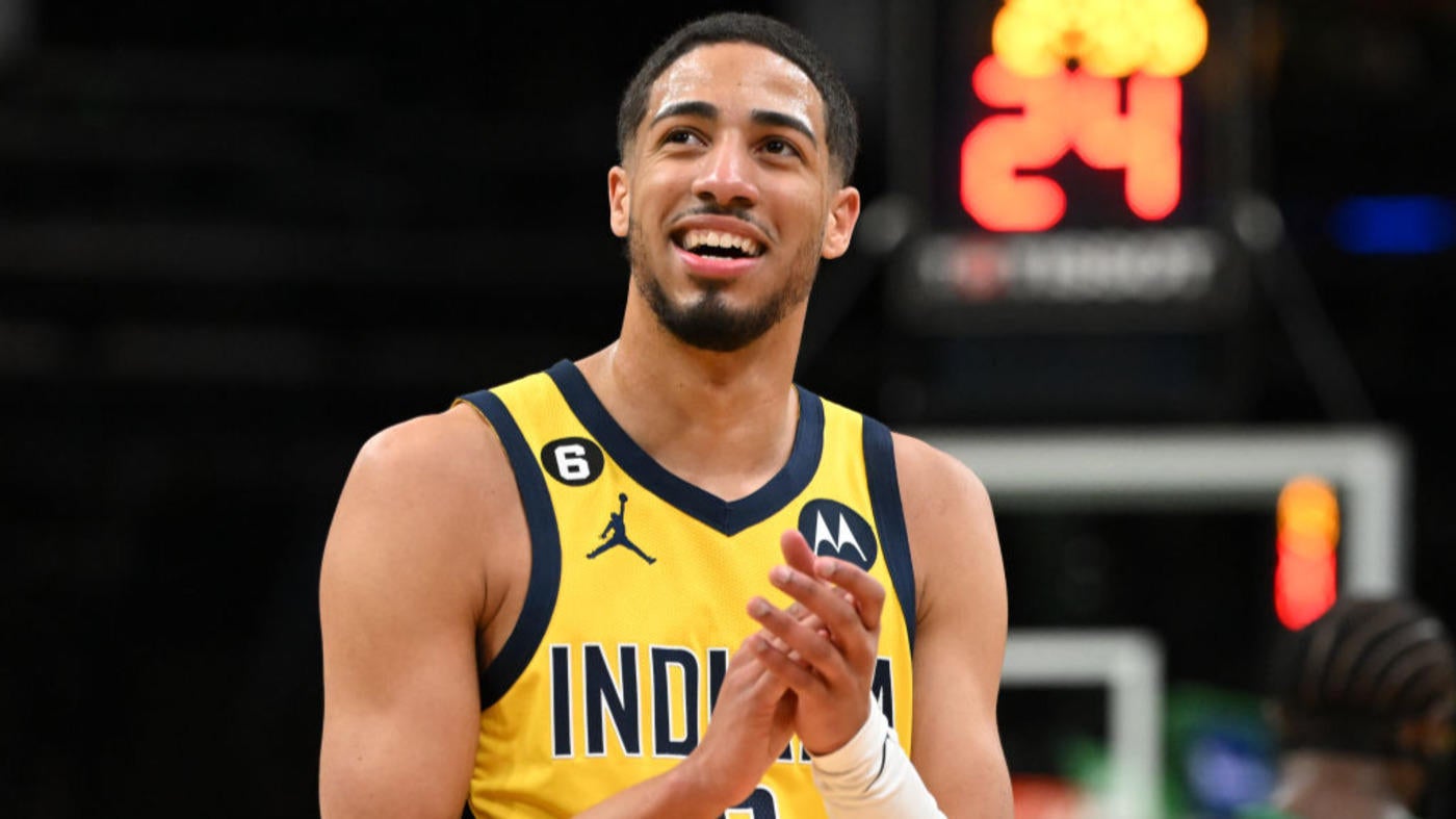 Pacers’ Tyrese Haliburton travels separate from team to attend WWE Fastlane, asks question at press conference