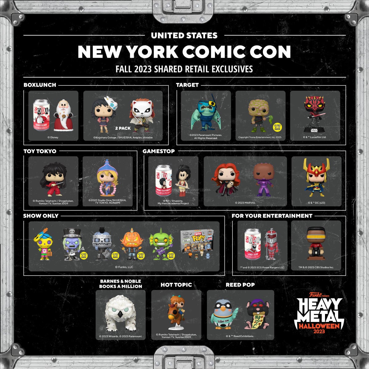 NYCC 2023 Funko Pops: Here's Where To Get The Exclusives