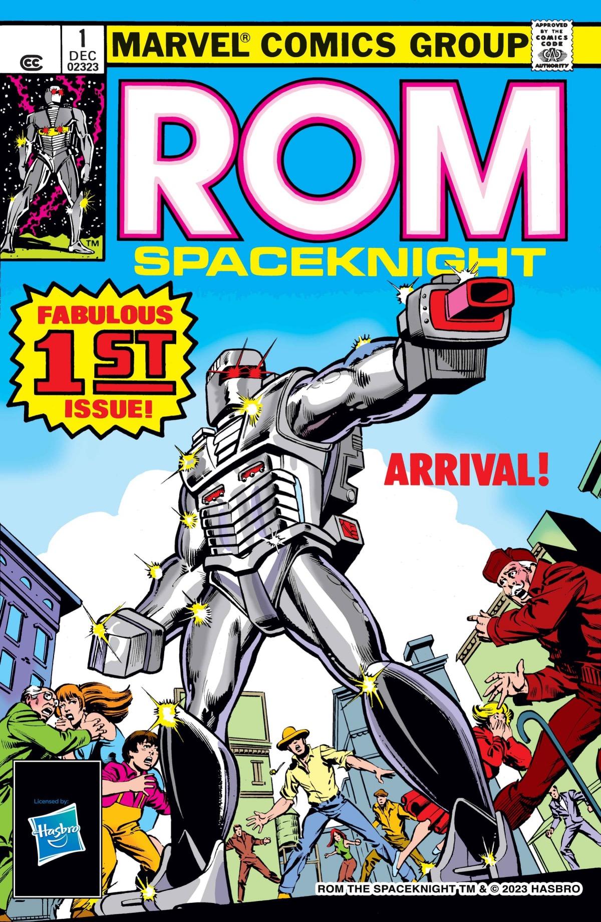 Hasbro's Rom Returns to Marvel on New Variant Cover Series