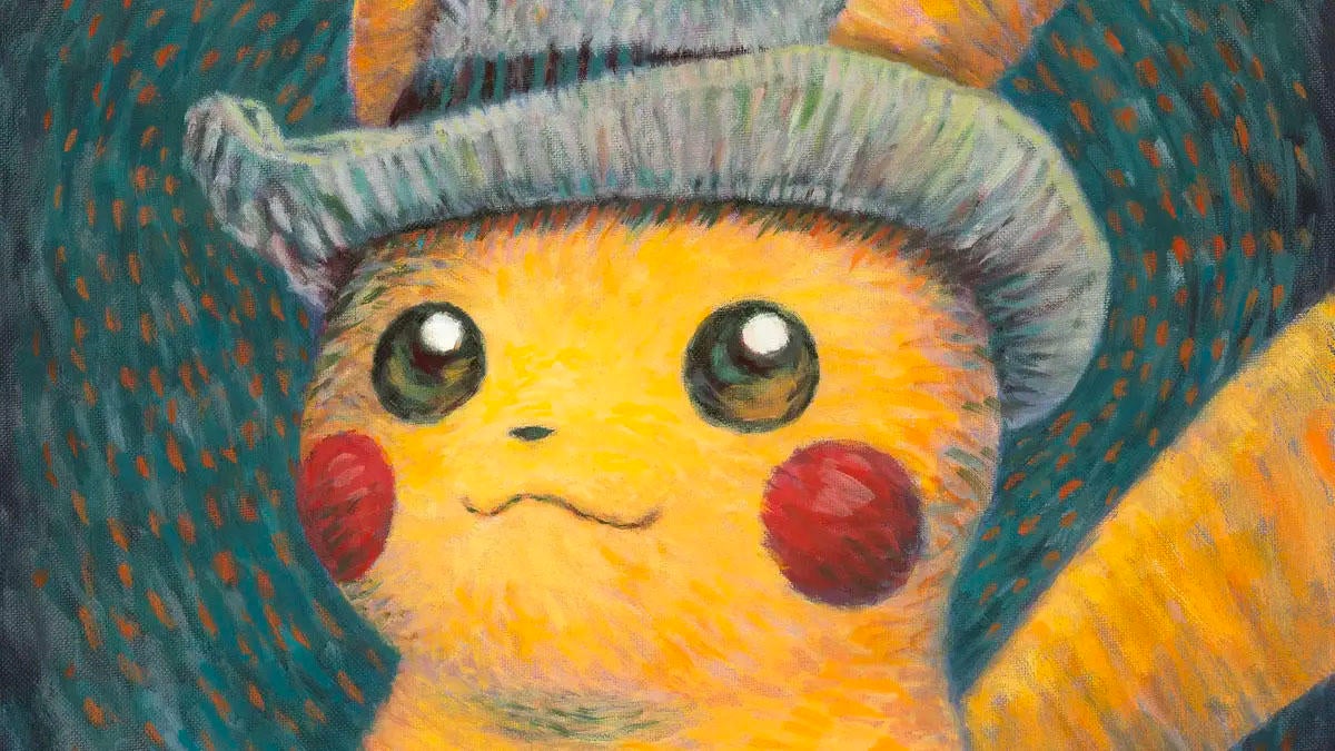 Pokemon's Van Gogh Merchandise Back in Stock