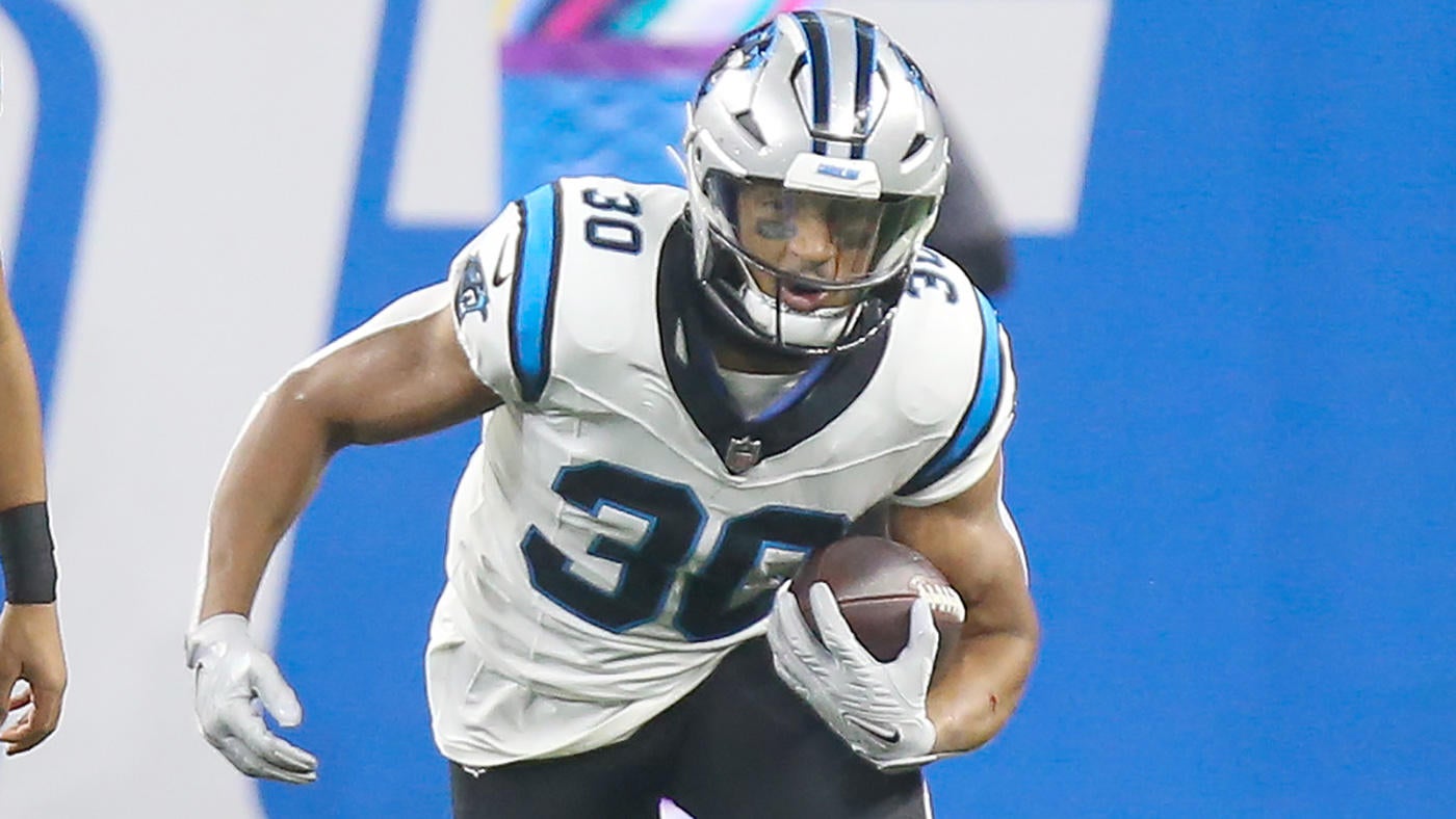 Panthers RB Miles Sanders out for Week 6 with shoulder injury, Chuba Hubbard in line to start vs. Dolphins