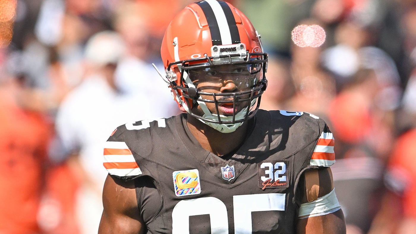 Myles Garrett injury update: Browns star says pain has spread from feet to lower legs, will undergo MRI