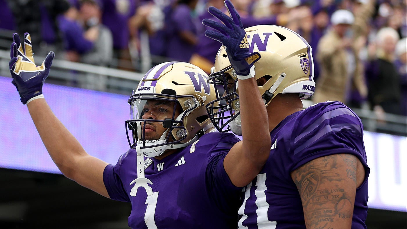 AP Top 25 poll: Washington enters top five, North Carolina at No. 10 in college football rankings