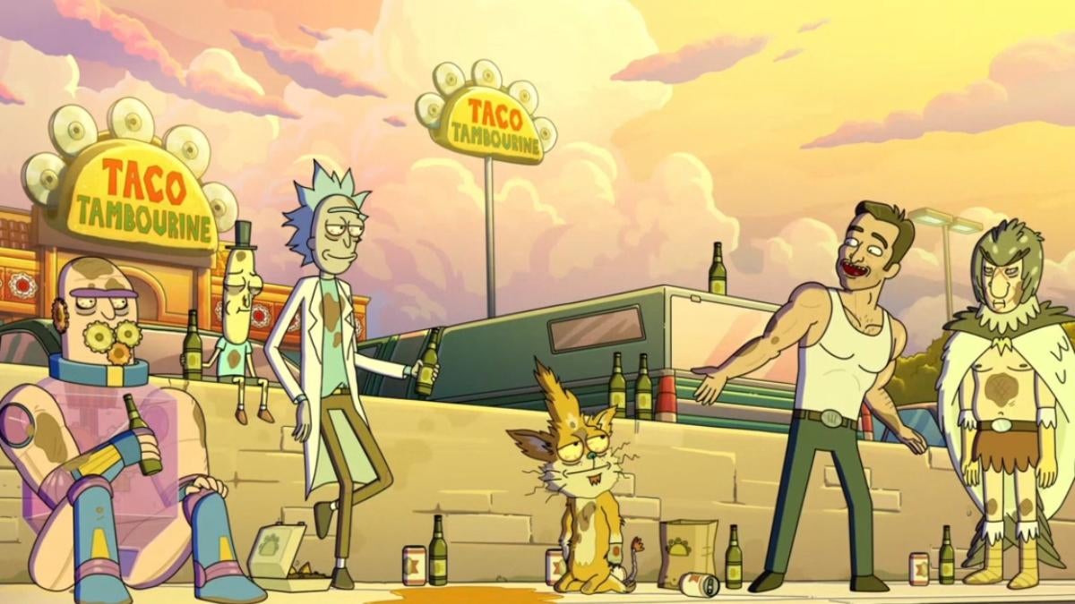 Rick and morty 7. Птичья личность Рик и Морти. Хью Джекман в Рик и Морти.