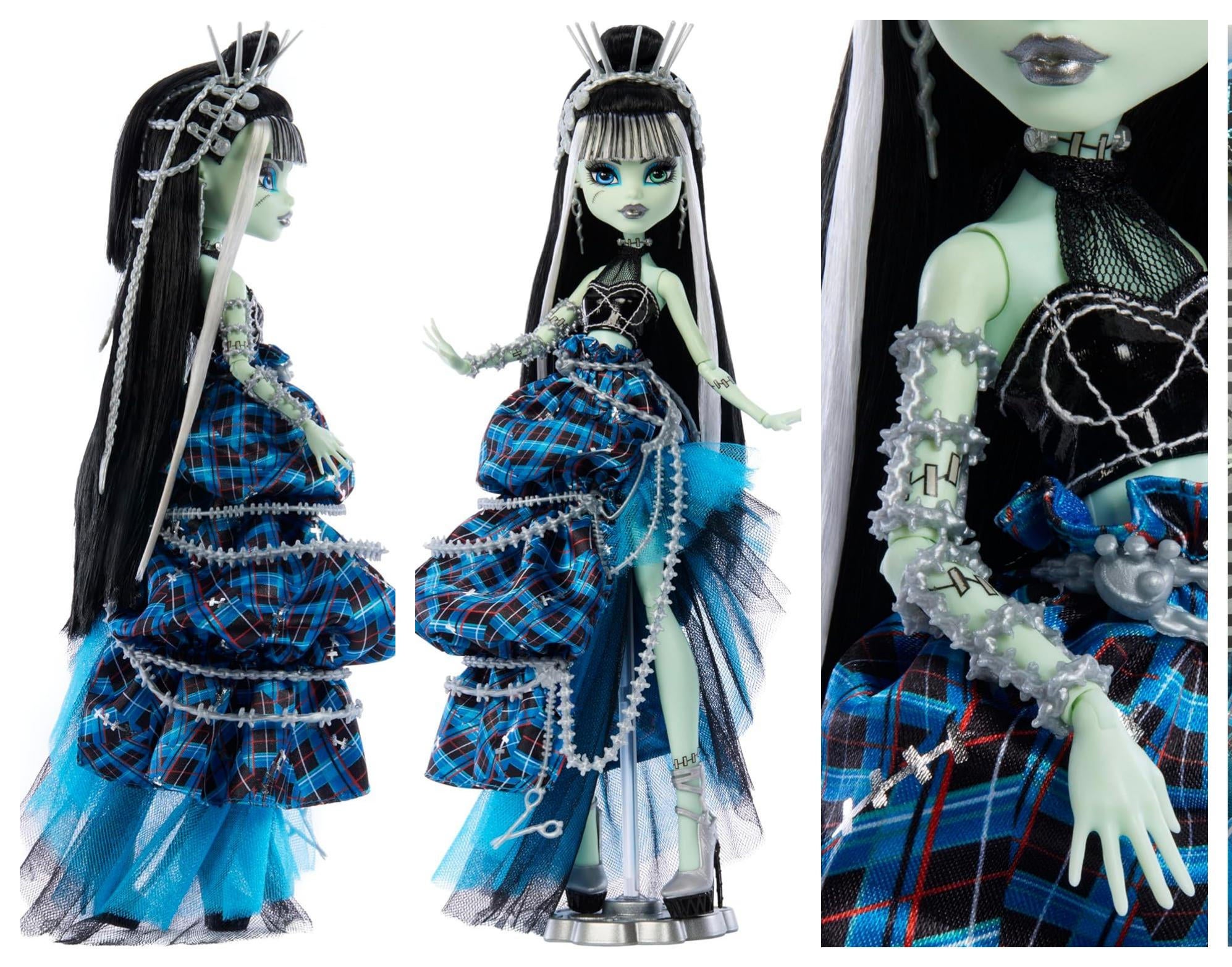 Monster High Frankie Stein Doll with Original Sculpt, Stitched in Style  Collector Doll with Deconstructed Gown and Sewing-Inspired Accessories  (
