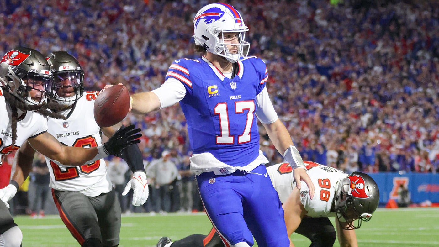 Bills’ Josh Allen ties Steve Young for second-most rushing touchdowns in NFL history by a QB in win over Bucs