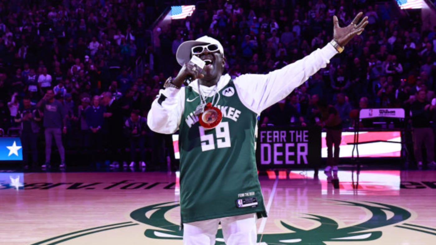 WATCH: Flavor Flav goes viral with memorable national anthem performance at Bucks game