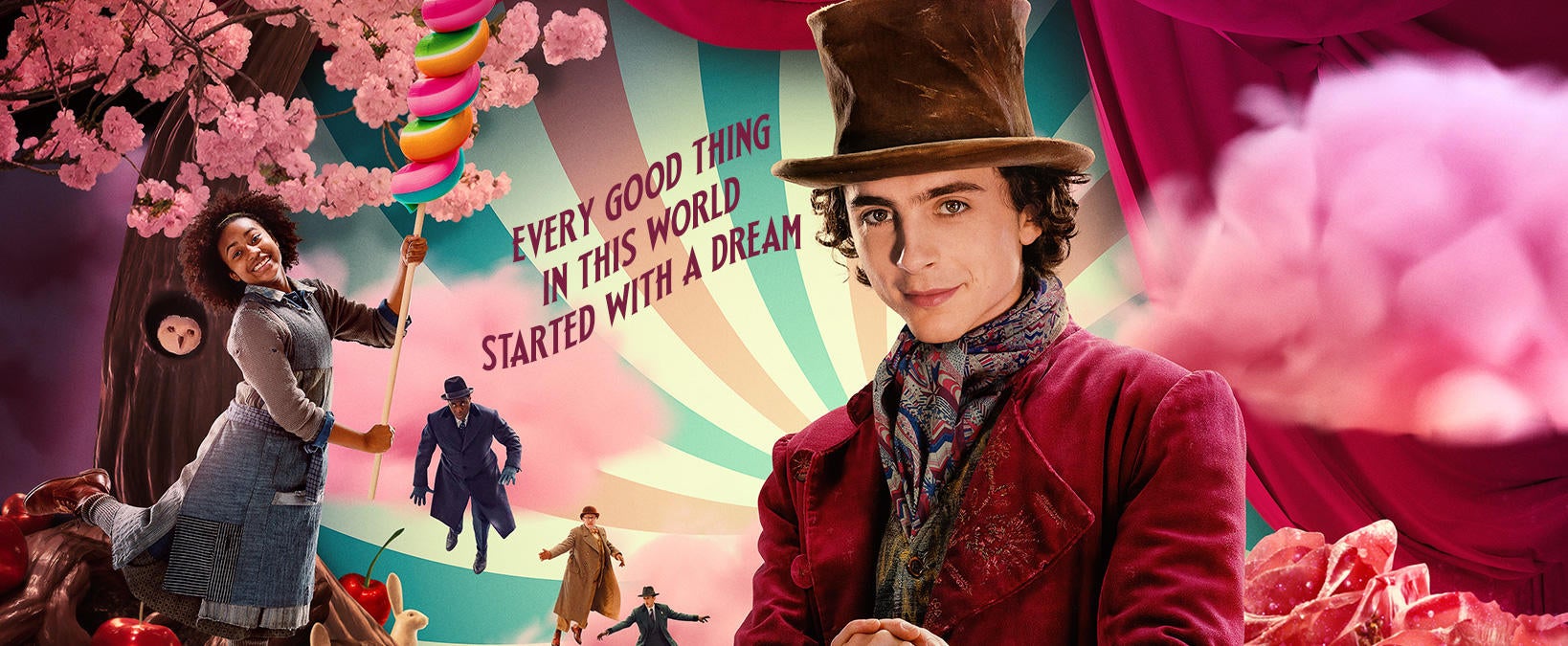 New Wonka Movie Poster Highlights the Candy on Halloween