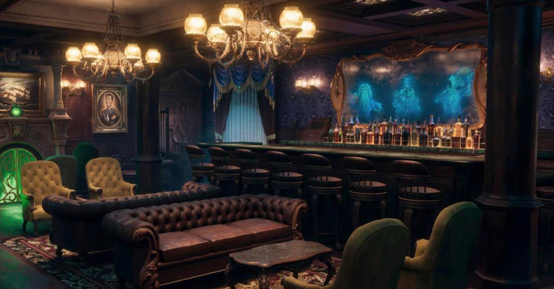 Disney Reveals Haunted Mansion Bar Coming to New Cruise Ship