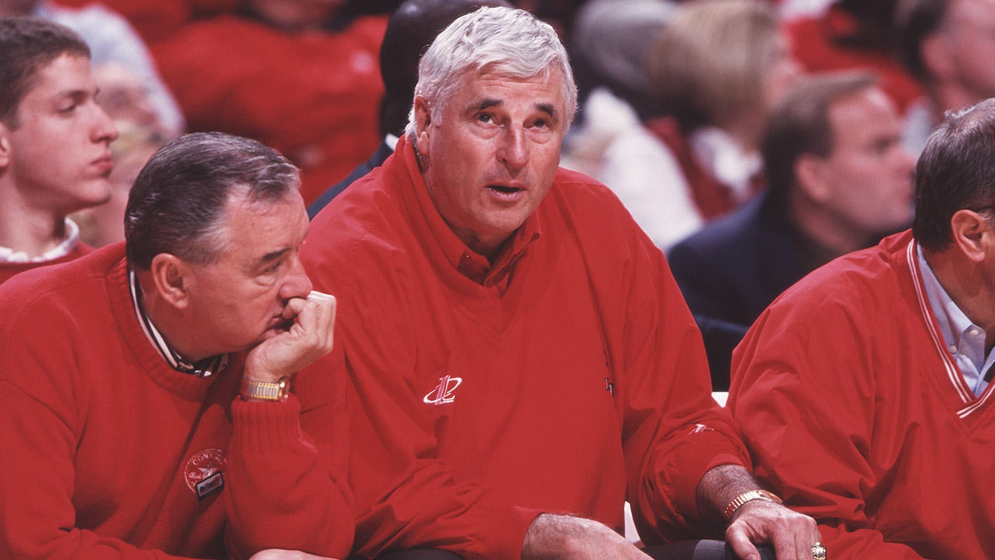 
                        LOOK: Indiana basketball to honor legendary Bob Knight with jersey patch for duration of 2023-24 season
                    