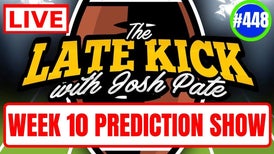 Late Kick Live Ep 448: Week 10 Prediction Show | Michigan vs The World | Upset Alerts | Best Bets