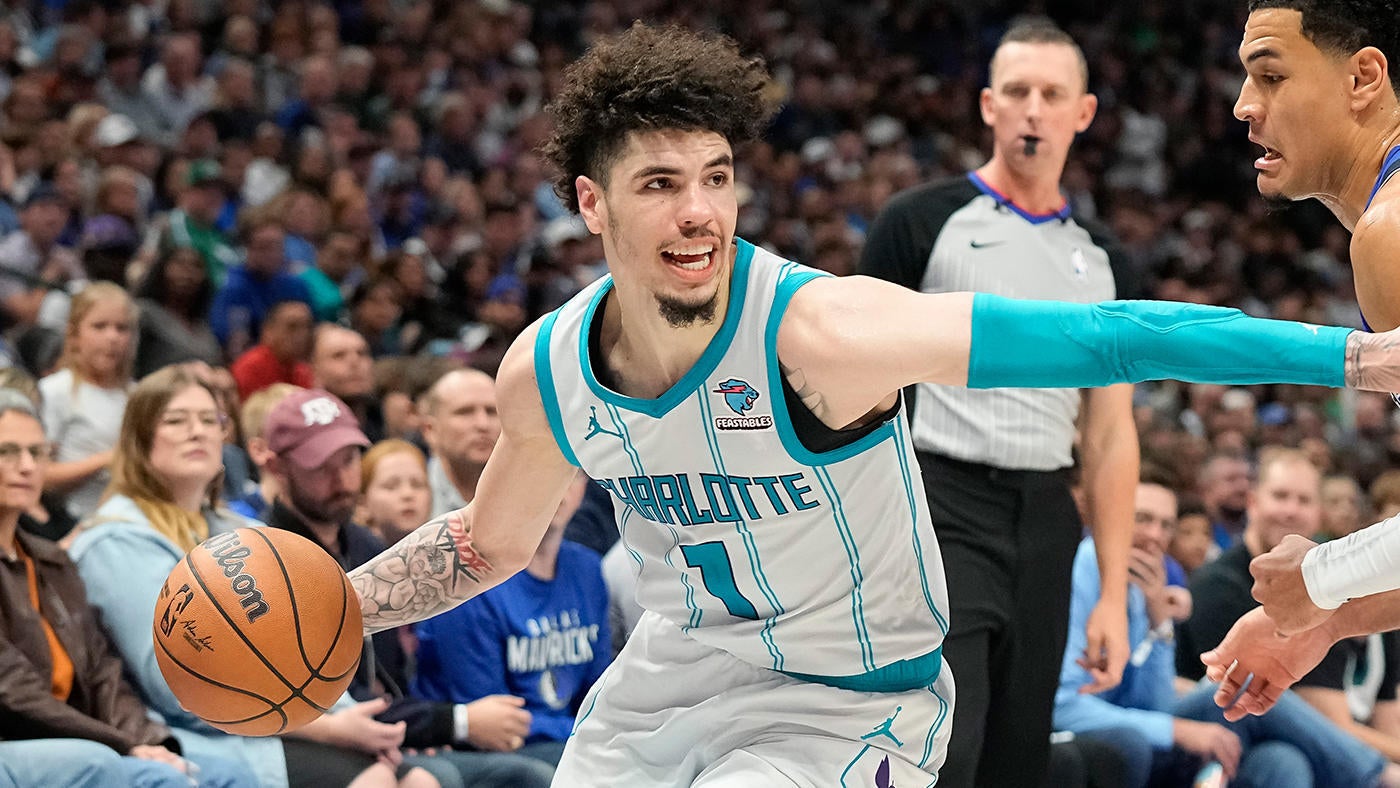
                        LaMelo Ball makes Hornets history as late scoring explosion caps monster triple-double in loss to Mavericks
                    