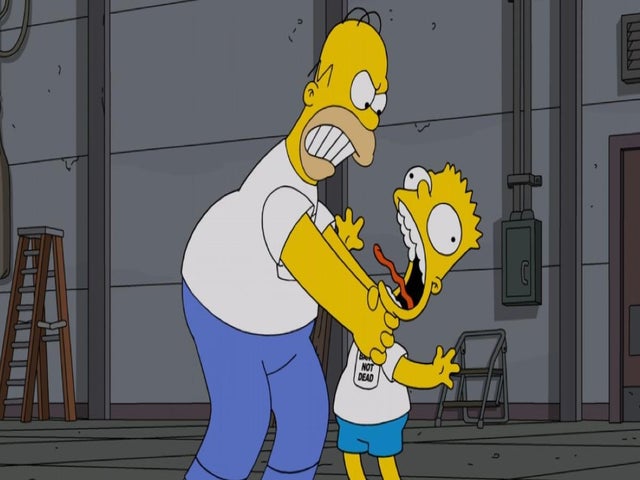 'The Simpsons' Producers Humorously Mock Reports on Show Banning Homer Choking Bart