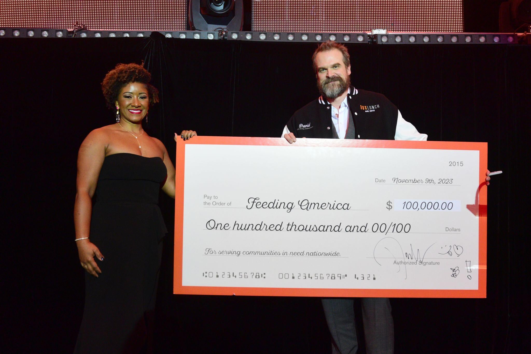 BoxLunch Gala 2023 Honors Feeding America, Stranger Things David Harbour Donates $200k
