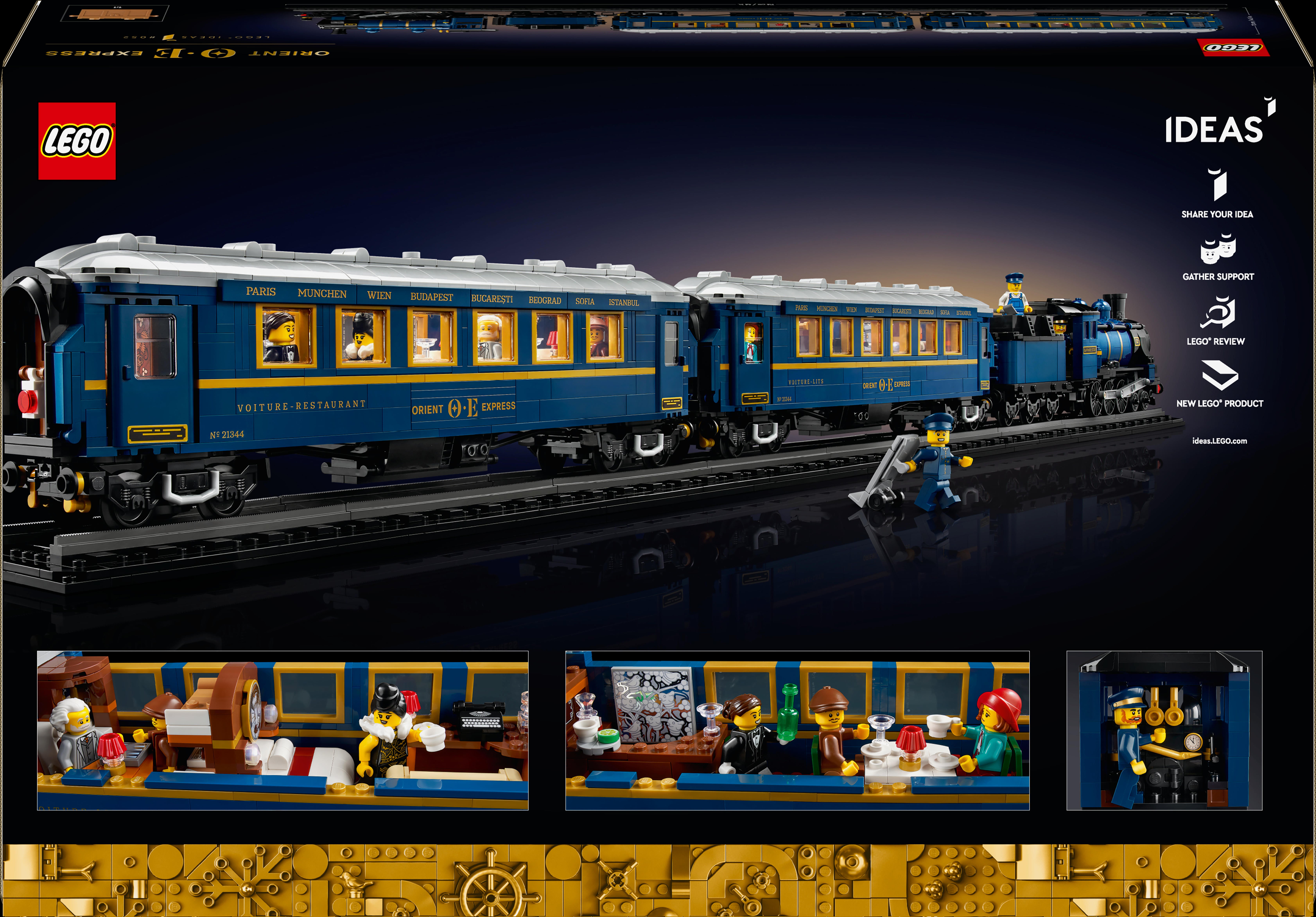 The LEGO Ideas Orient Express is Scheduled to Arrive in Your Collection  from December 1st - Jedi News
