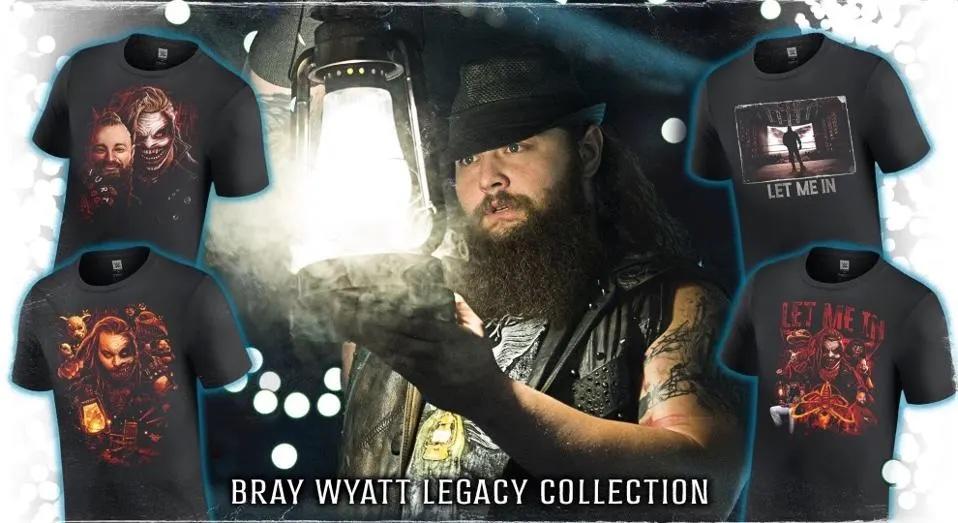 WWE Bray Wyatt Let Me In Photo Legacy Collection T-Shirt - Black - Mens
