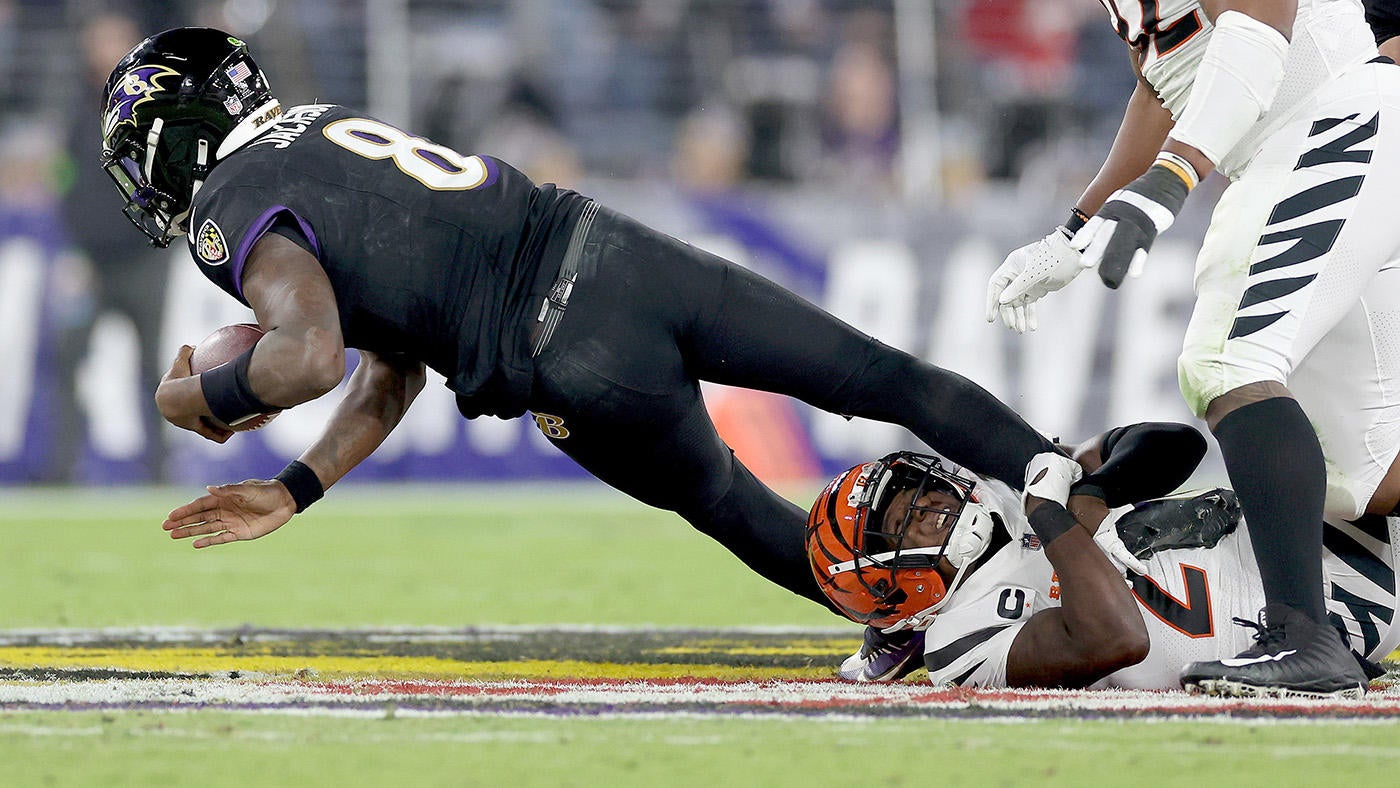 Lamar Jackson downplays ankle injury suffered during Ravens' win over Bengals: 'I'm good'
