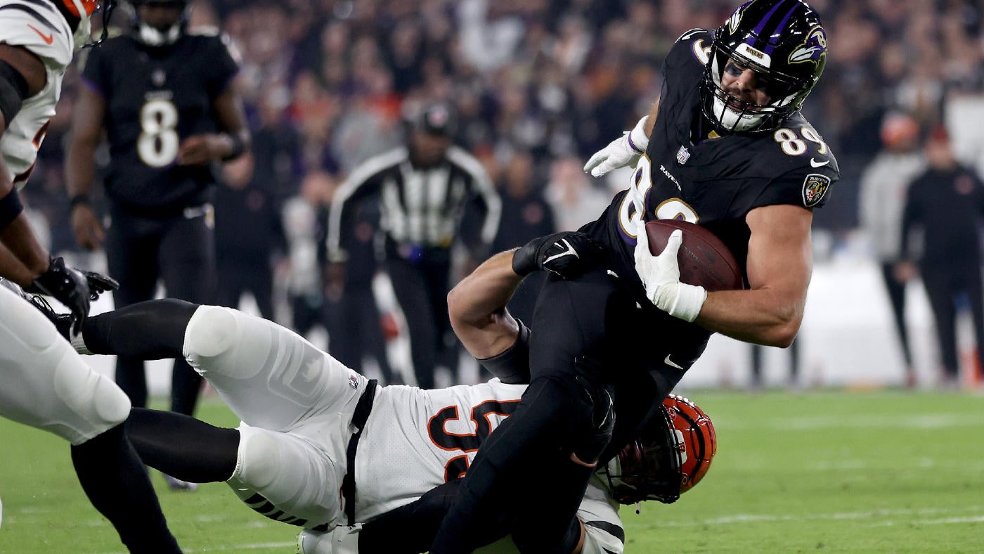 Ravens' John Harbaugh on hip-drop tackle that likely ended Mark Andrews' season: 'Was it even necessary?'