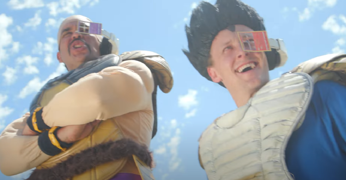 Hilarious Dragon Ball Cosplay Taps into Super Saiyan Blue Goku on a Budget