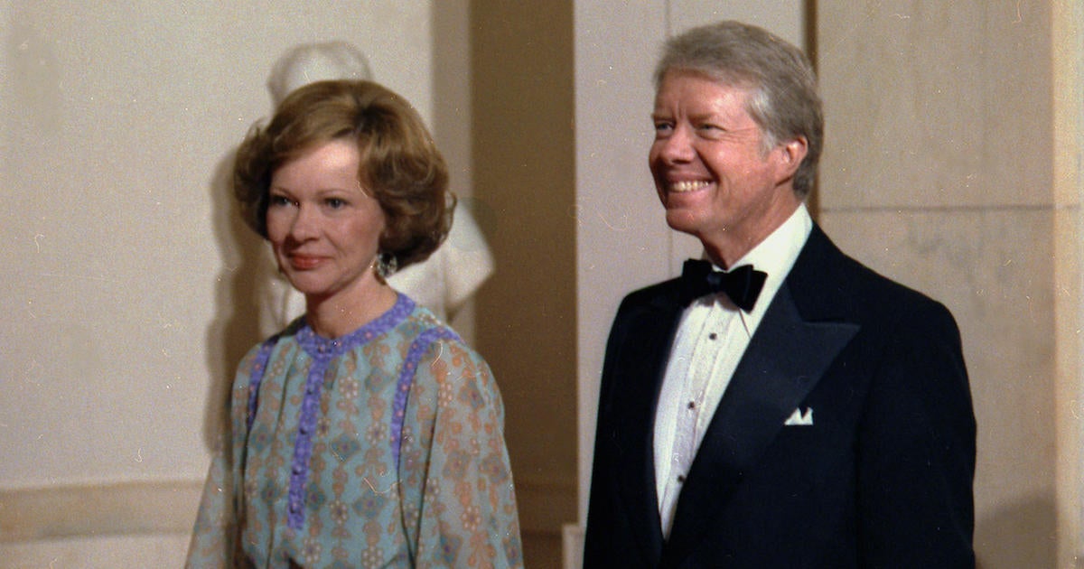 Jimmy Carter and Rosalynn Carter in formal attire ca. 17 April 1978