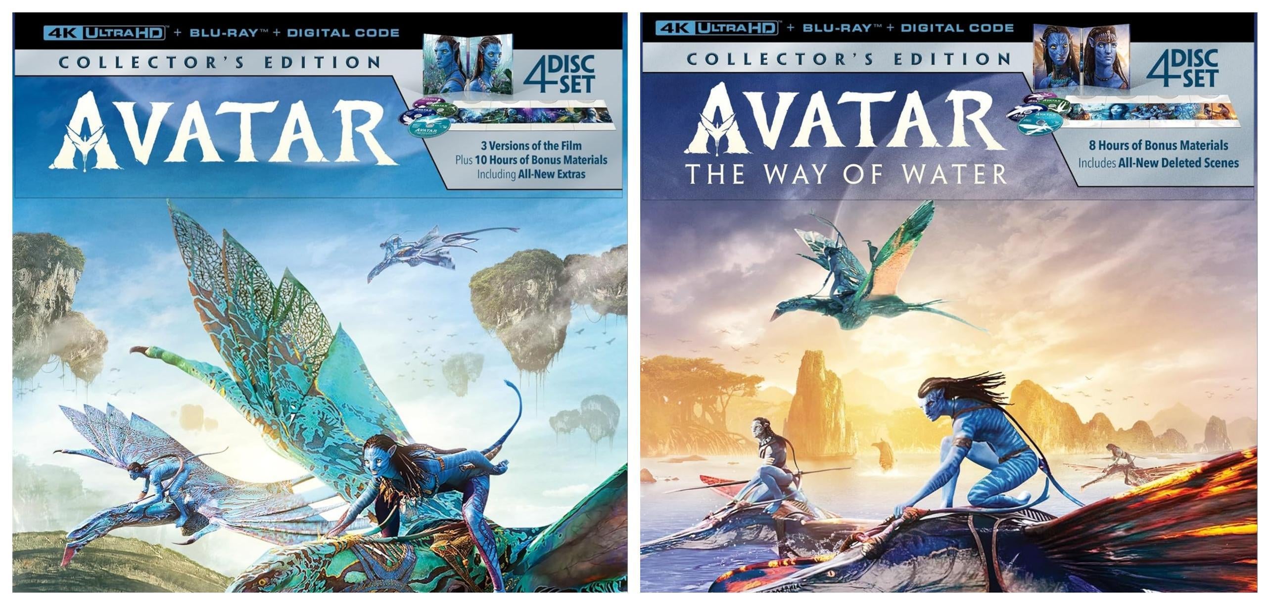 The Original Avatar and Avatar: The Way of Water Get 4K Blu-ray Collector's  Editions