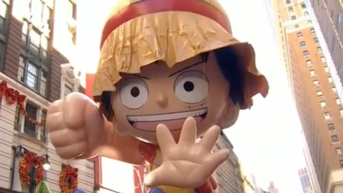 Macy's Thanksgiving Day Parade Goes Viral After One Piece's Luffy