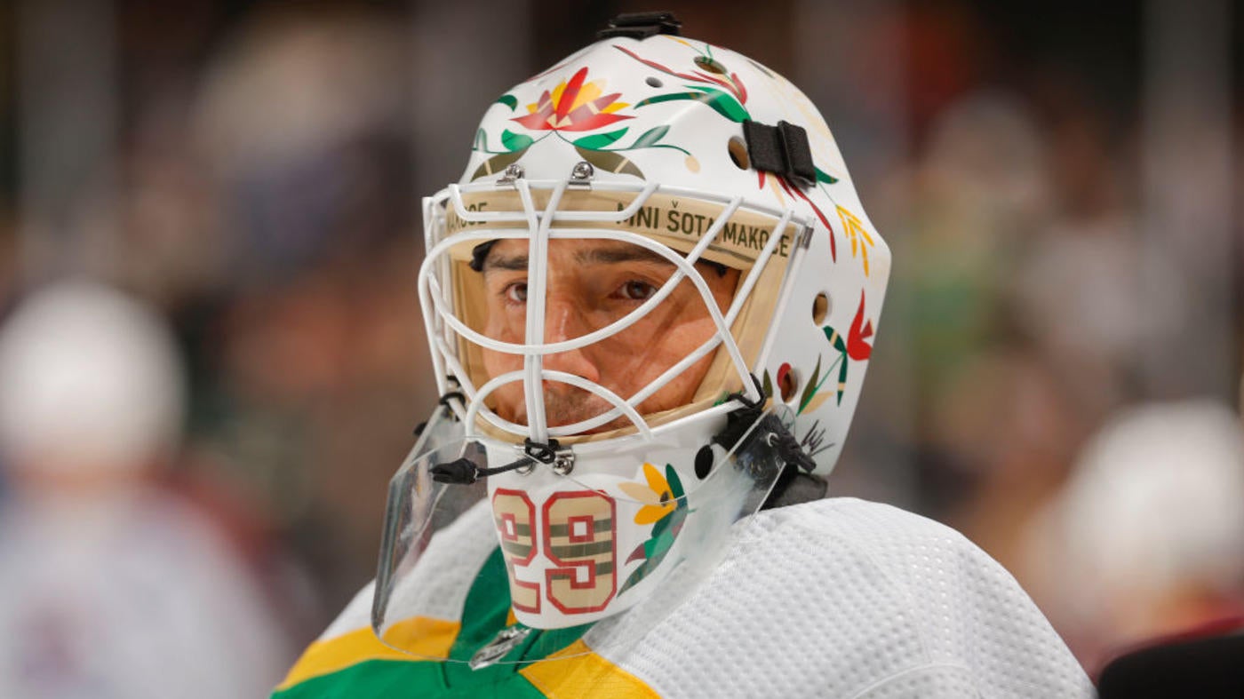 Wild's Marc-Andre Fleury wears Native American Heritage mask in warmups despite NHL's threats of discipline