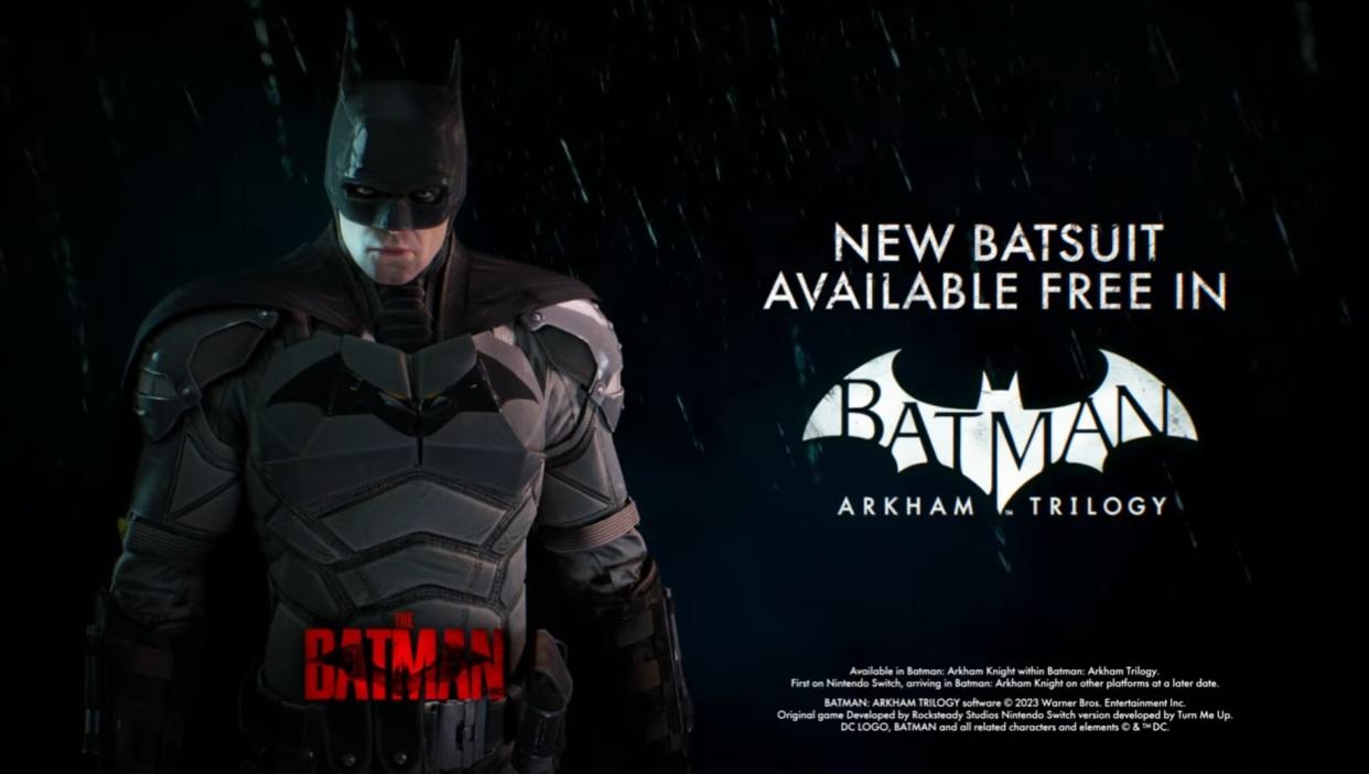 Robert Pattinson's Batman Suit Confirmed For Arkham Knight In New Trailer