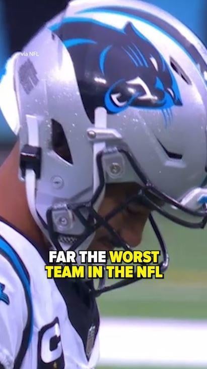 The Carolina Panthers are BY FAR the worst team in the NFL