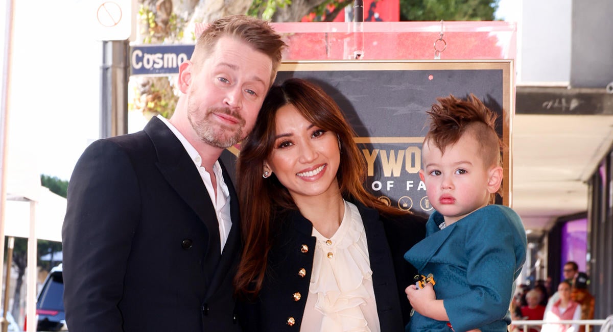 Macaulay Culkin and Brenda Song's Sons Makes Public Debut at Walk of ...