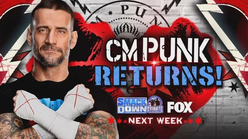 CM Punk Scheduled To Appear on WWE Smackdown