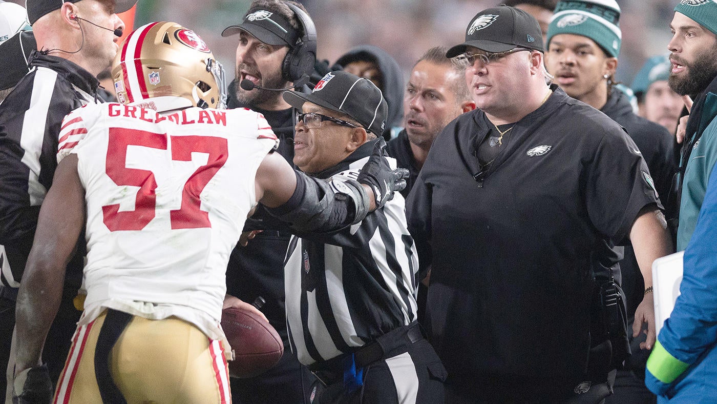49ers' Kyle Shanahan defends Eagles' Dom DiSandro, knows many who speak highly of head of security