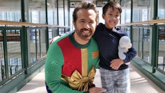 ryan-reynolds-sickkids-2023-ugly-sweater