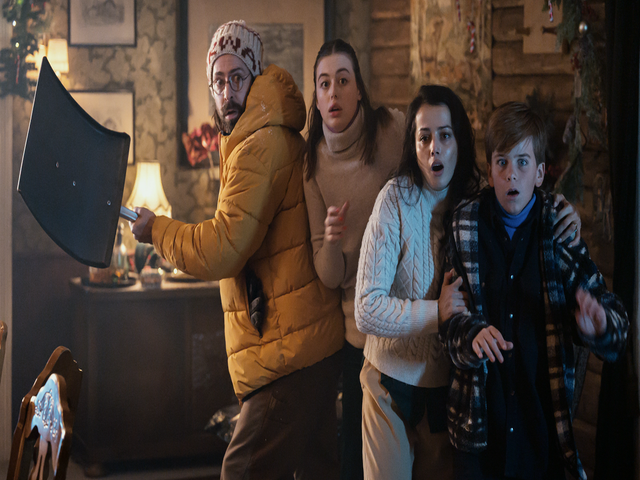 Martin Starr Talks Bloody New Christmas Horror-Comedy 'There's Something in the Barn' (Exclusive)