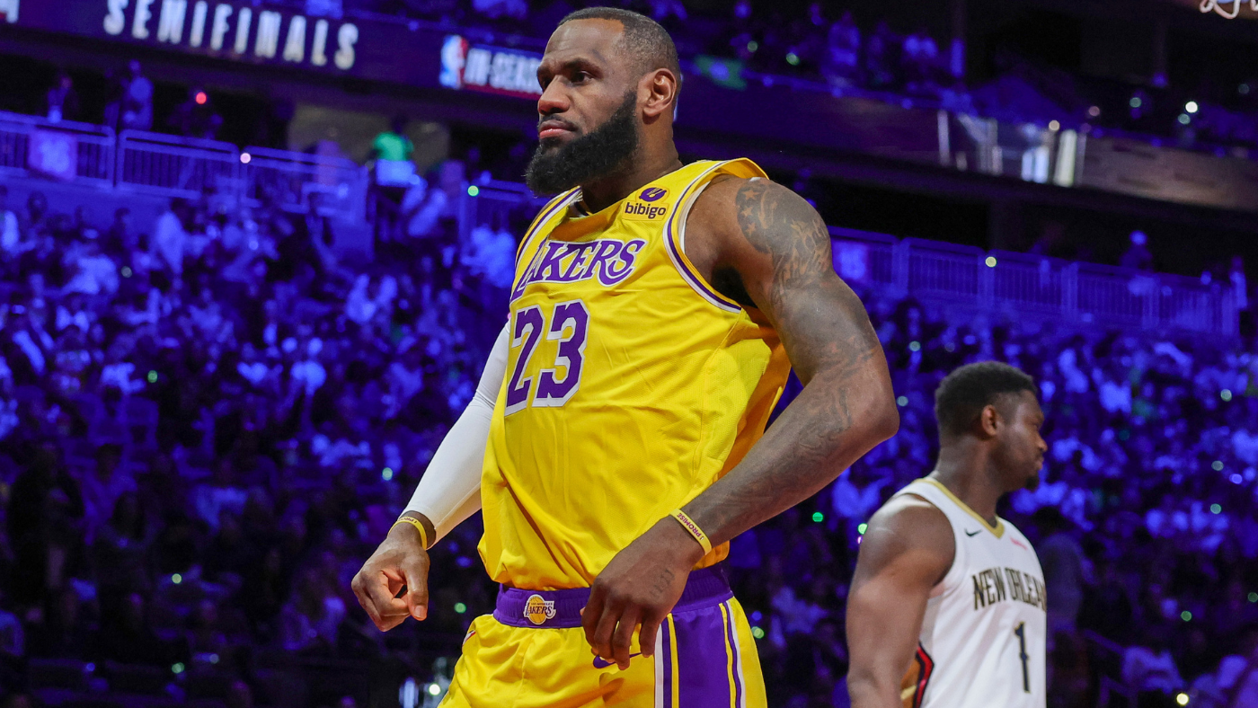 Lakers vs. Pelicans score, takeaways: LeBron James dominates to lead L.A. to In-Season Tournament title game - CBSSports.com