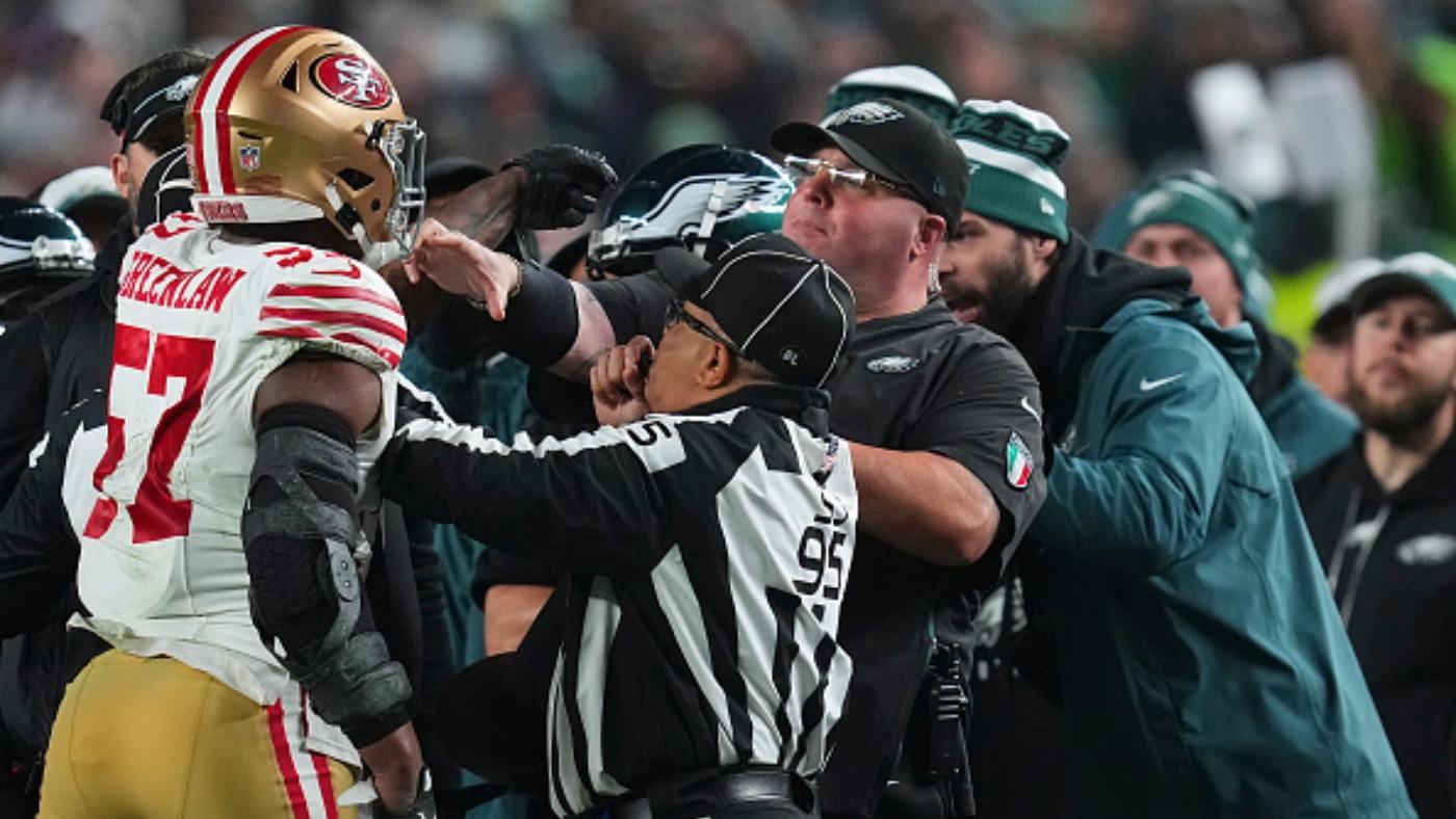 Eagles security chief Dom DiSandro barred from sideline for remainder of regular season, per report