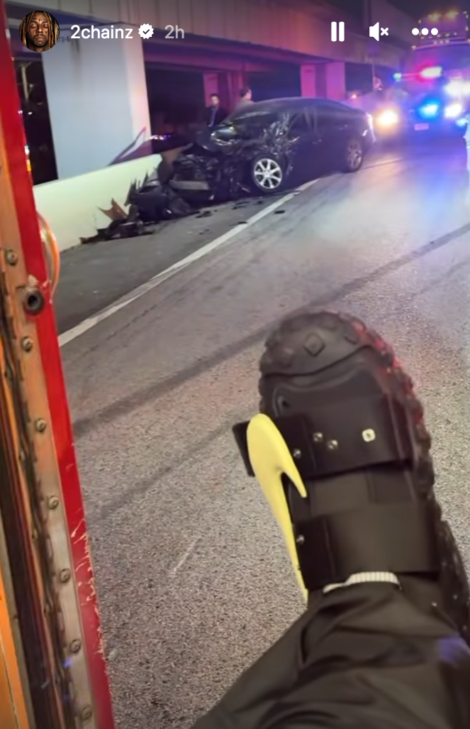 2 Chainz Hospitalized After Serious Car Crash