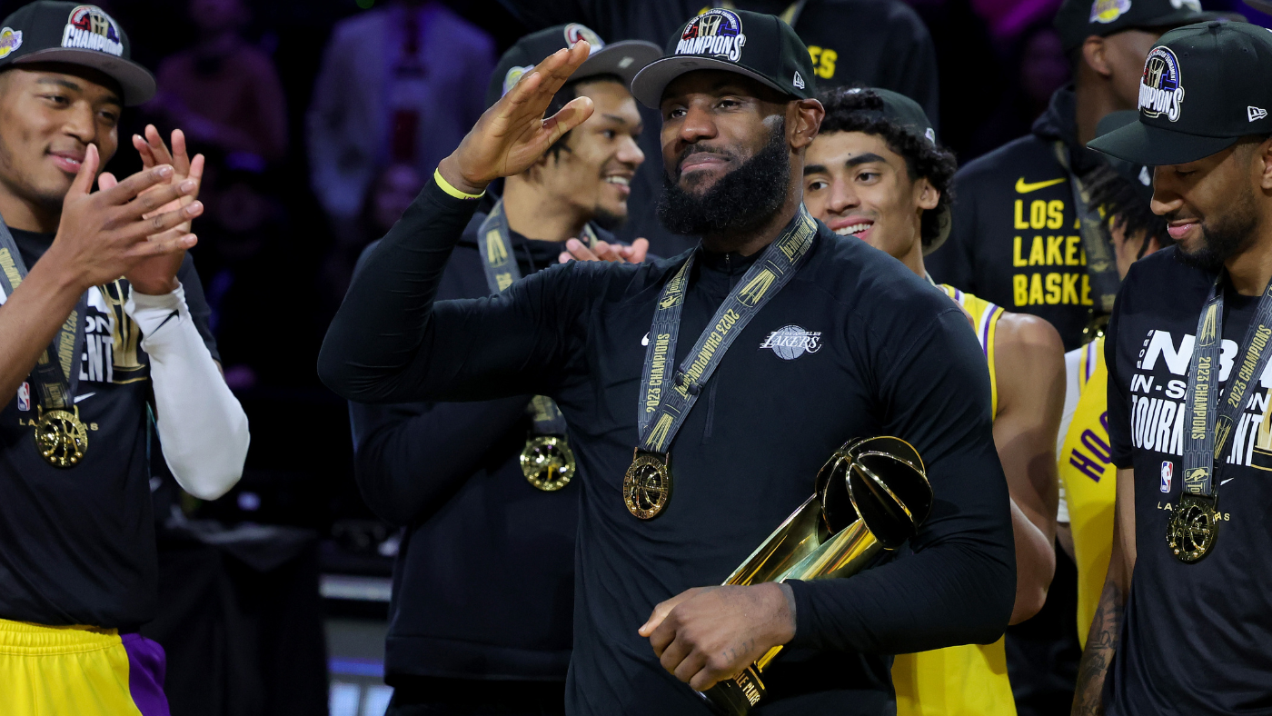 LeBron James wins first ever In-Season Tournament MVP after leading Lakers to NBA Cup win