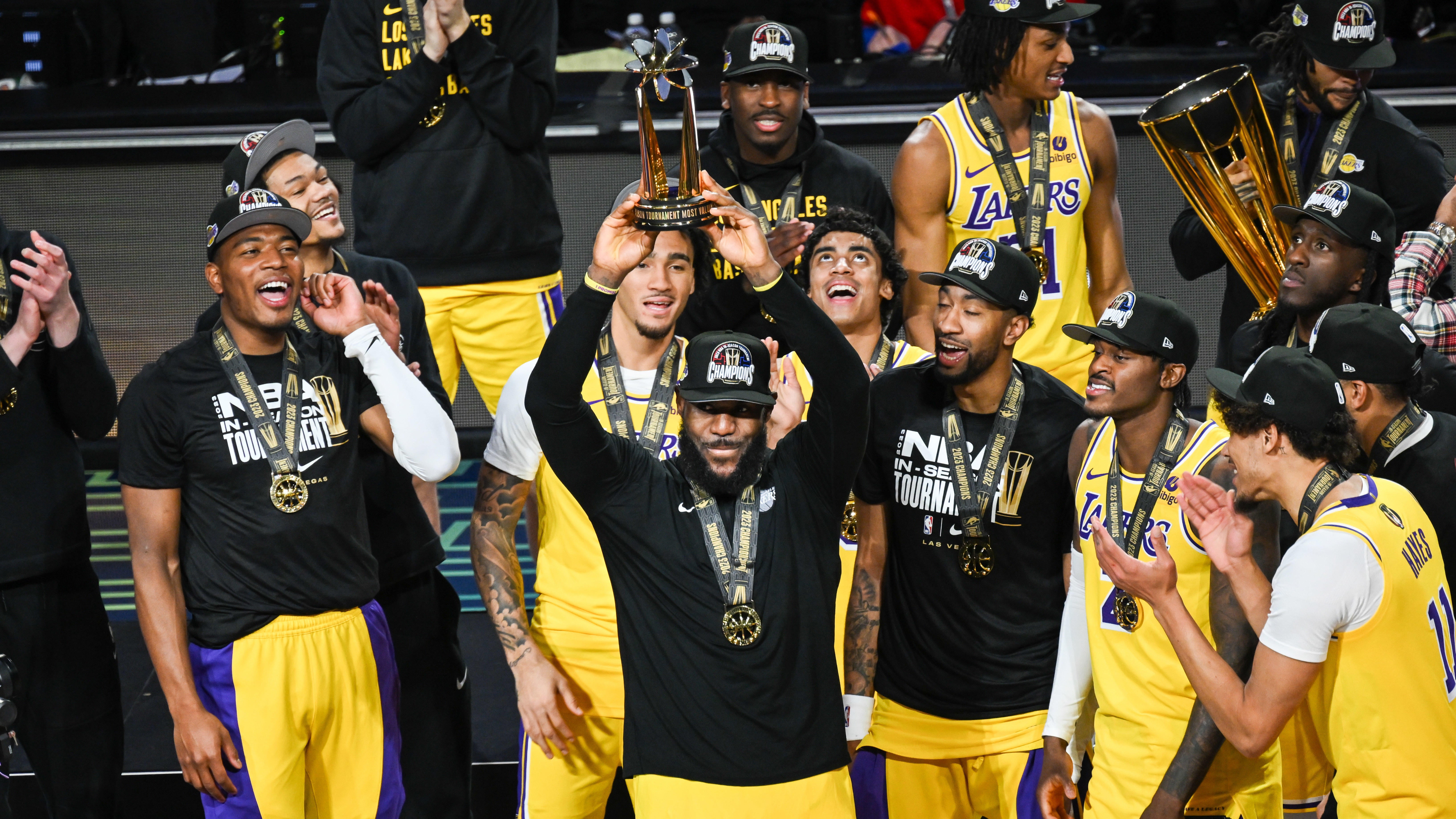 Lakers will hang NBA In-Season Tournament banner despite previous policy of doing so only for championships