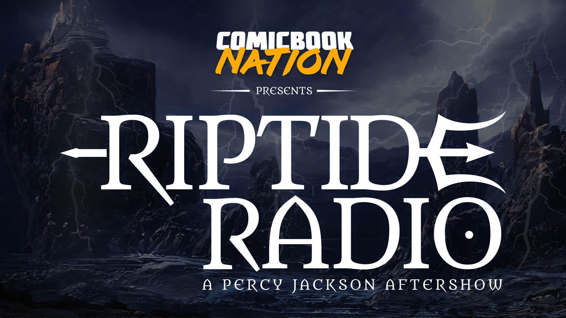 RIPTIDE RADIO PERCY JACKSON COMICBOOK NATION LOGO