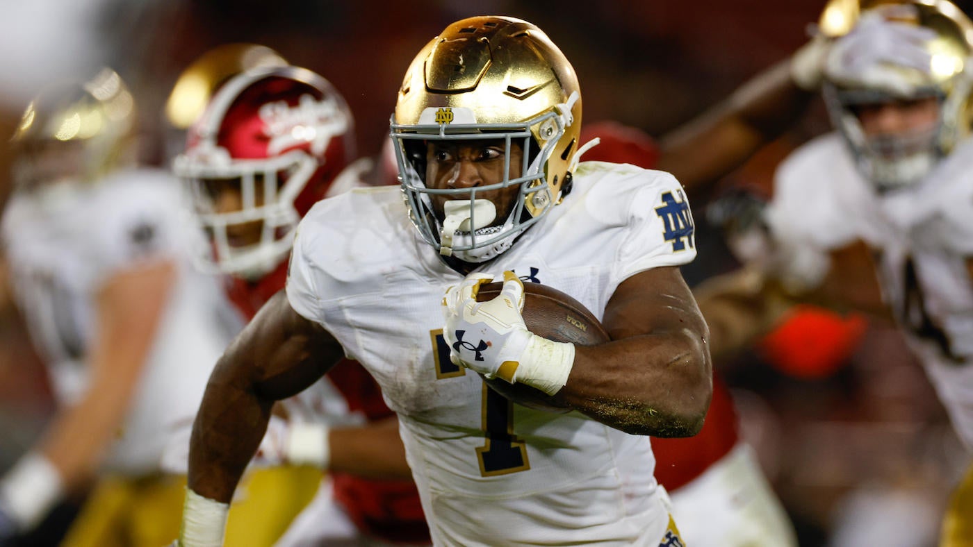 2024 NFL Draft: Notre Dame RB Audric Estime declares, adds to team's growing list of opt outs for Sun Bowl