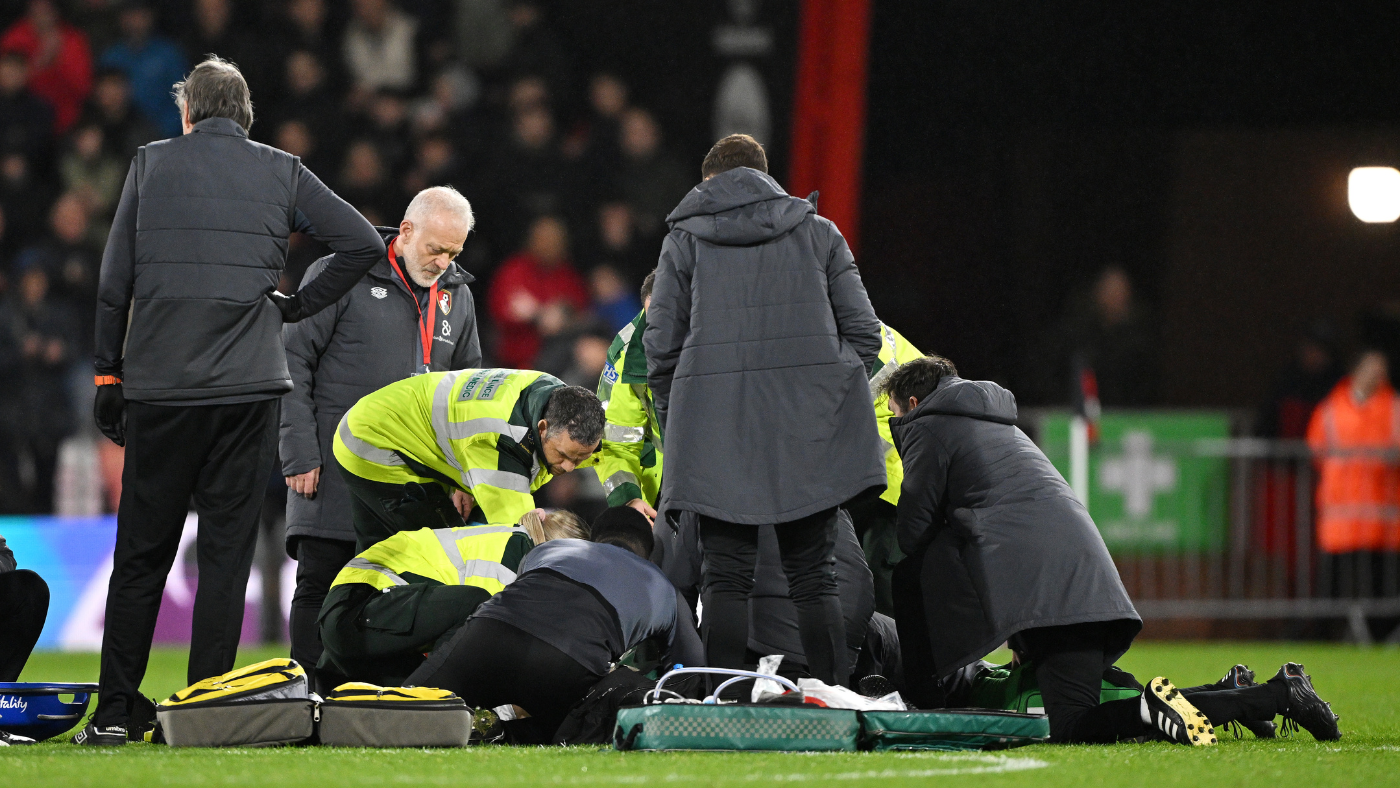 Luton Town’s Tom Lockyer ‘stable’ after suffering cardiac arrest mid-game at Bournemouth in abandoned game