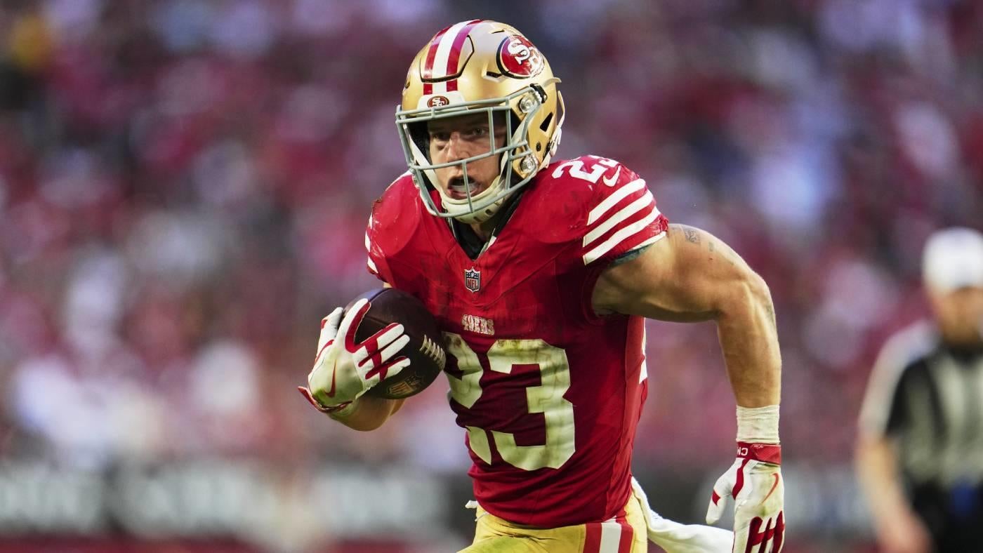 49ers star Christian McCaffrey to miss Week 18 game vs. Rams with mild calf strain