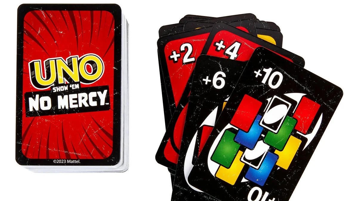 Mattel UNO Show em No Mercy Card Game, New, In hand, Ships ASAP  194735220809