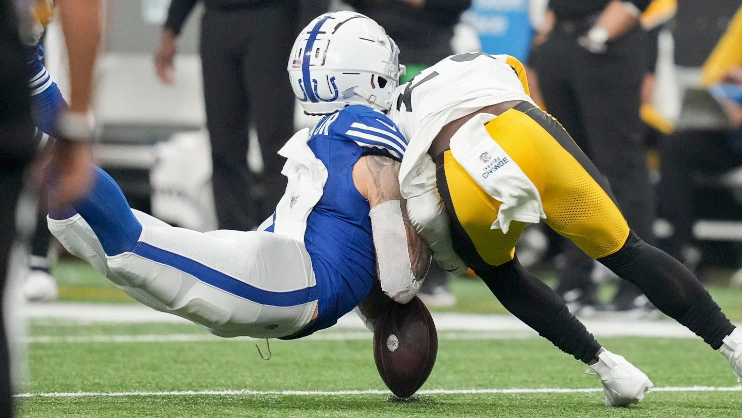 Colts' Michael Pittman Jr. addresses scary hit against Steelers: 'I was like, 'Oh, s--t, what just happened'