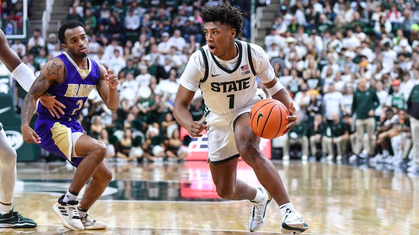 
                        Michigan State freshman Jeremy Fears recovering following surgery after getting shot in leg near his hometown
                    