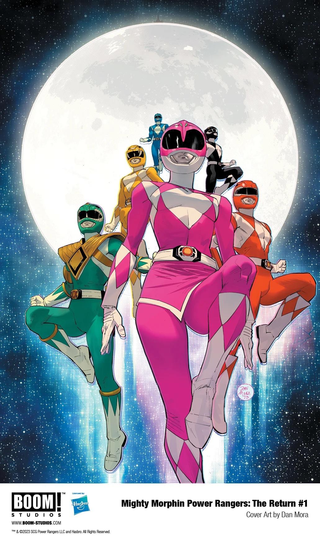 BOOM! Reveals First Look at Mighty Morphin Power Rangers: The Return