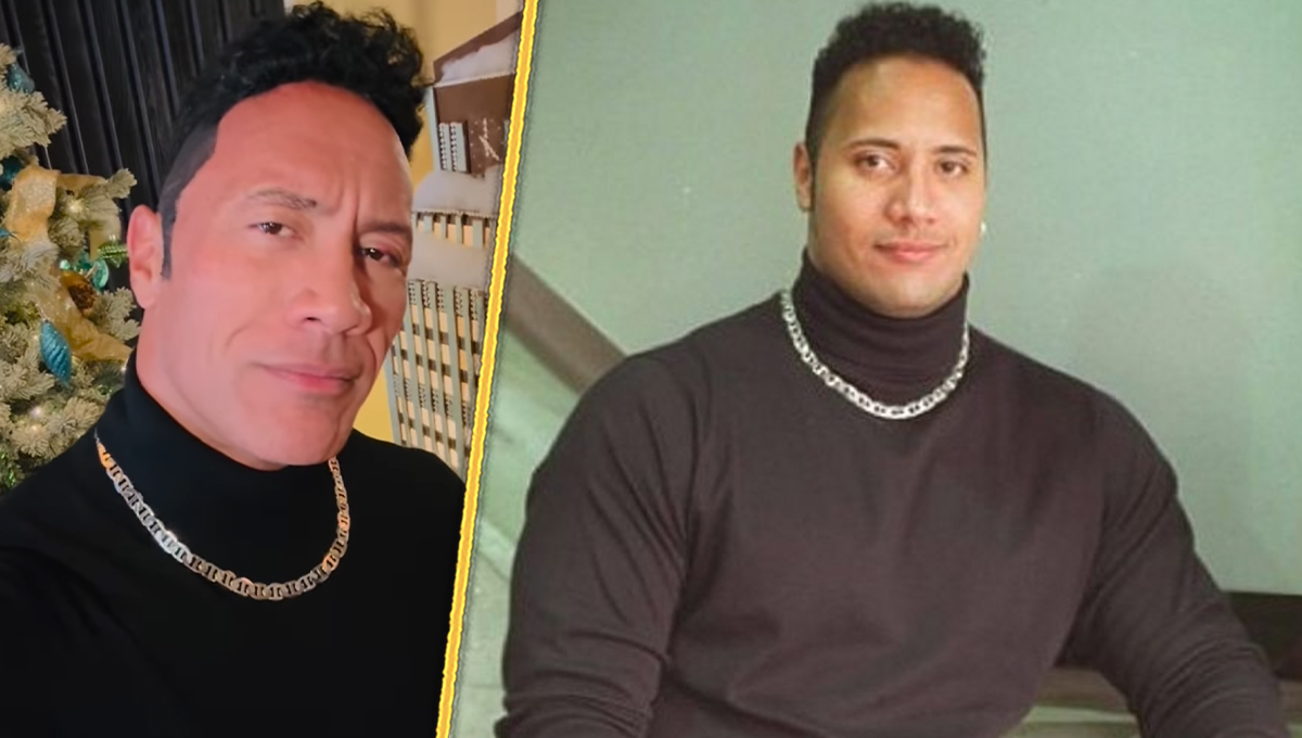 The Rock went back to the 90s for Christmas this year - Cageside Seats