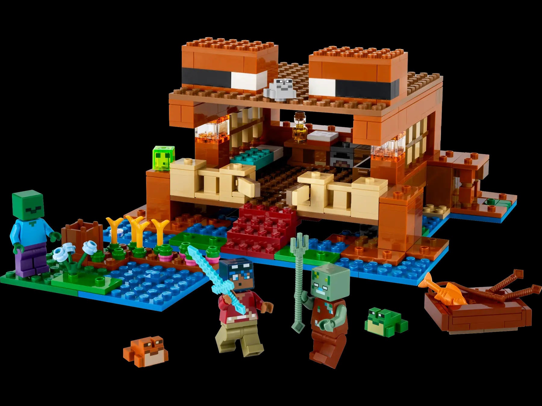 The First LEGO Sets Of 2024 Are On Sale Now   Lego Minecraft Frog House 