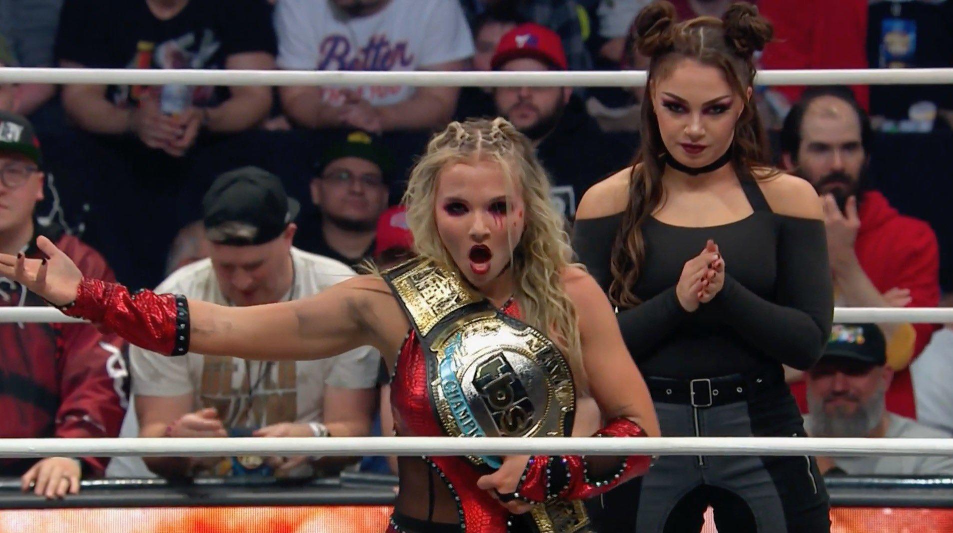 AEW Worlds End: Julia Hart Retains TBS Championship With Help From Skye ...